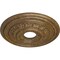 Ekena Millwork Orleans Ceiling Medallion (Canopies up to 4 5/8"), 17 5/8"OD X 3 5/8"ID X 1 7/8"P, Rubbed Bronze CM17OLRZS - alternate 3